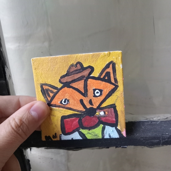 Tiny Fox Painting